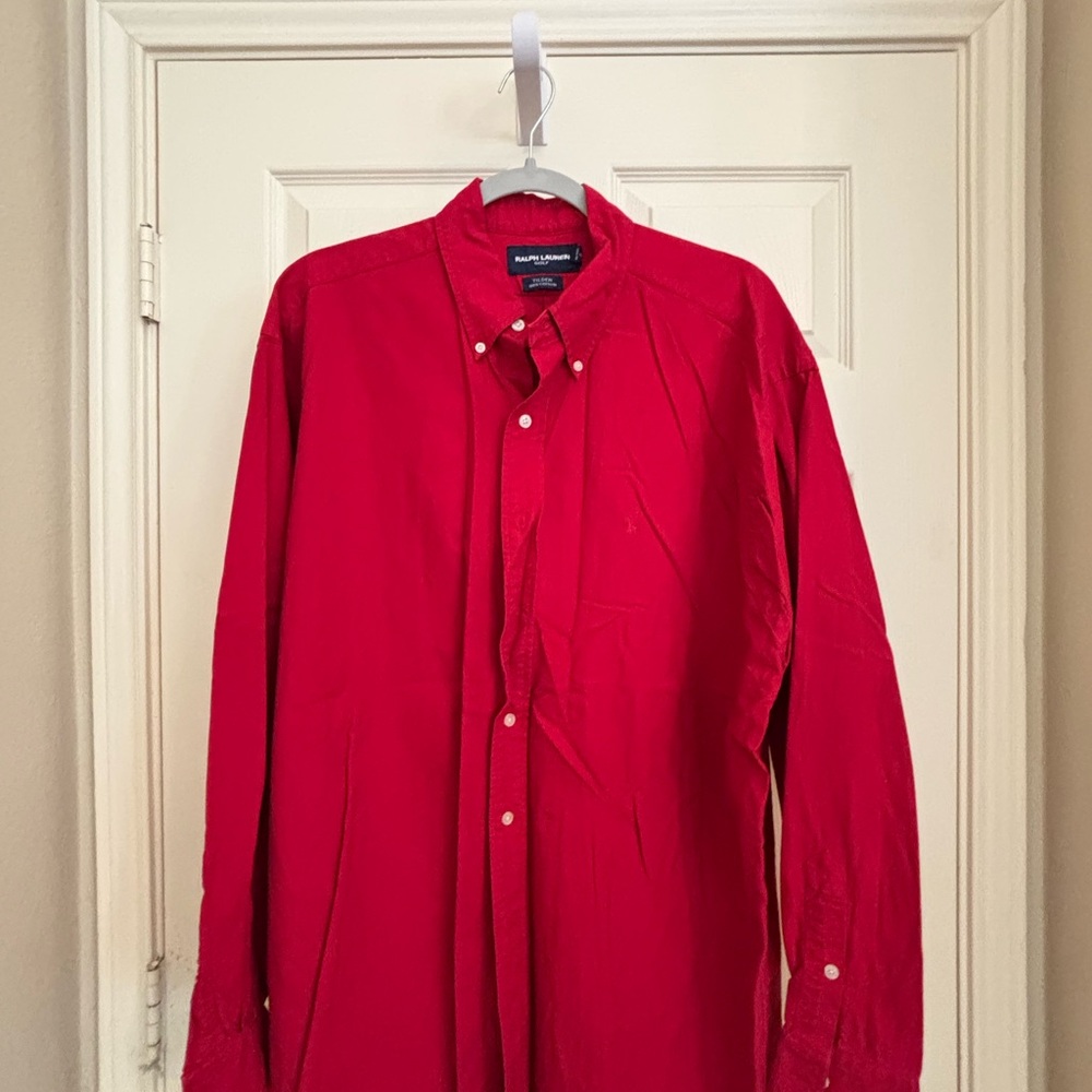 Ralph Lauren Bold Red Casual Shirt